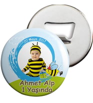 Arı Konsepti Açacaklı Magnet Kişiye Özel