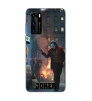 Joker Tasarımlı Süper Şeffaf Silikon Telefon Kılıfı Huawei P40