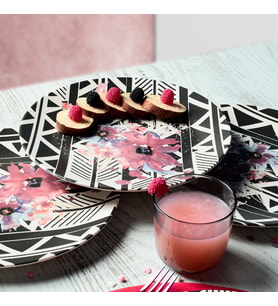 Keramika Leylak Servis Tabağı 25 Cm 6 Adet - 18231