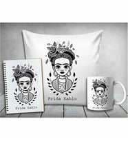 Kişiye Özel Frida Kahlo Yastık & Kupa & Defter
