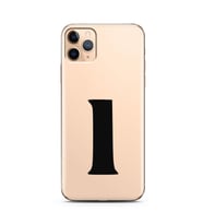 Iphone 11 Pro Max Harf Tasarımlı Telefon Kılıfı I-Harfi 