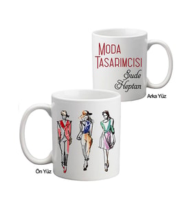 Moda Tasarımcısına Hediye - Stilist İsimli Kupa Bardak