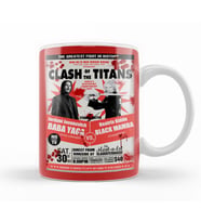 Fight Clash of Titans Kupa Bardak Porselen
