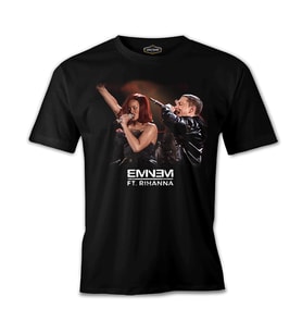 Eminem ft. Rihanna Siyah Erkek Tshirt