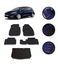 Ford Fiesta 2018-2022 Arası 4D Havuzlu Oto Paspas Ve Bagaj Set