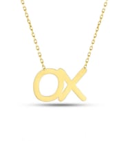 MOOM MÜCEVHERAT Kadın 14 Ayar Altın Mini OX kolye