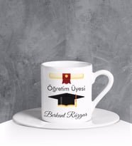 Kişiye Özel Öğretim Üyesi Türk Kahvesi Fincanı 90694