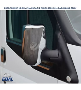 Ford Transit Krom Ayna Kapağı 2 prç. 2000-2014 P. Çelik