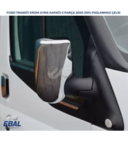 Ford Transit Krom Ayna Kapağı 2 prç. 2000-2014 P. Çelik