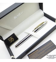 Scrikss 35 Gold Krom Roller Kalem  Scrikss Kalem  İsme Özel Kalem  Hediyelik Kalem