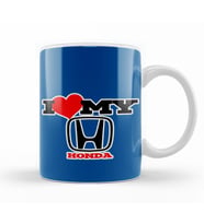 I Love My Honda Kupa Bardak Porselen