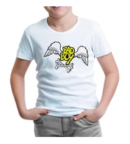 Bad Boy - Wings Beyaz Çocuk Tshirt