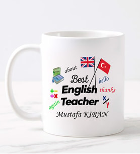 İngilizce Öğretmen  Kupa (Beyaz)