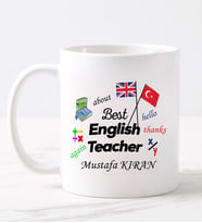 İngilizce Öğretmen  Kupa (Beyaz)
