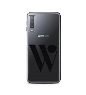 Samsung A7 (2017) Harf Tasarımlı Telefon Kılıfı W-Harfi 