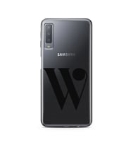 Samsung A7 (2017) Harf Tasarımlı Telefon Kılıfı W-Harfi 