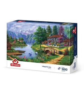 Art Puzzle Göl Köy 1500 Parça Puzzle