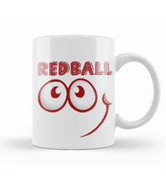 Red Ball 4 Smile Long Sleeve Kupa Bardak Porselen