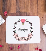 İsim Yazılı Tarihli Mouse Pad
