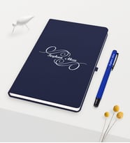 BK Gift Kişiye Özel İsimli Lacivert Defter Kalem Seti - 3 (Model 1)
