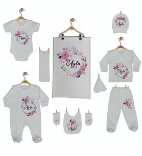 Pia Baby GL 1914 10 Parça İsme Özel Hastane Çıkışı