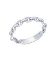 Diamond Line-Gülaylar Altın 14 Ayar Trend Taşsız Yüzük