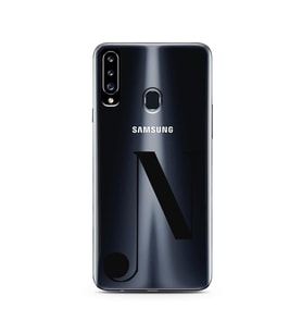 Samsung A20s Harf Tasarımlı Telefon Kılıfı N-Harfi 
