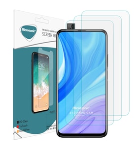 Microsonic Huawei Y9S Screen Protector Nano Glass Cam Ekran Koruyucu (3 Pack)