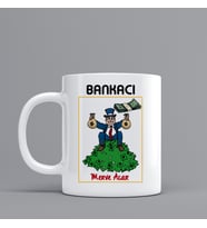 Bankacılar İçin Hediye Kupa Bardak Kişiye Özel Hediye Z75