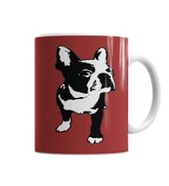 Bull Frances Pug Köpek Kupa Bardak Porselen