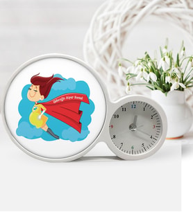 BK Gift Kişiye Özel Anneler Günü Temalı Saatli Sihirli Led Ayna Sla4