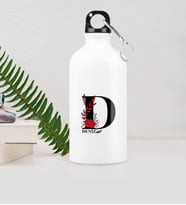 BK Gift Kişiye Özel D Baş Harf Ve İsimli Metal Suluk 500 Ml