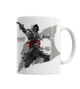 Assassin Creed Black Flag  Kupa Bardak Porselen