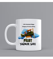 Pilotlar İçin Hediye Kupa Bardak Kişiye Özel Hediye W71