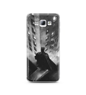 Batman Tasarım Süper Şeffaf Silikon Telefon Kılıfı Samsung A8 (2015)  