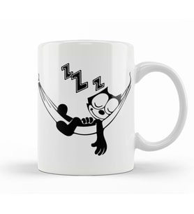 Felix the Cat  Hammock Kupa Bardak Porselen