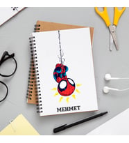 Marvel Spirder Man Defteri Kişiye Özel