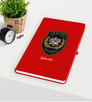 BK Gift Kişiye Özel Polis Özel Harekat Temalı Kırmızı Defter