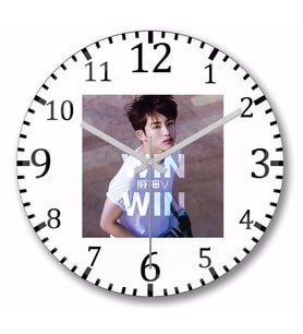 Winwin WayV Take Off Duvar Saati Bombeli Gercek Cam