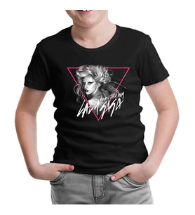 Lady Gaga - Born this Way Siyah Çocuk Tshirt