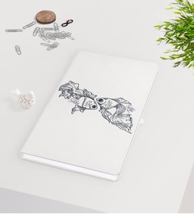 BK Gift Kişiye Özel Sevgililer Günü Beyaz Defter-120