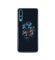 Uzay Boşluğu Tasarım Süper Şeffaf Silikon Telefon Kılıfı Huawei P20 Pro 