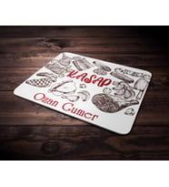 Kişiye Özel Kasap Tasarımlı Mouse Pad (Renksiz)