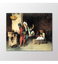 Arty Tablo Kahire'de Kahvehane 1883 Tablo (Karışık)