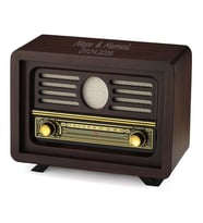 Kişiye Özel Nostaljik Ahşap Radyo Üsküdar