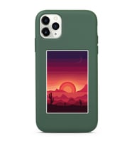 Koyu Yeşil Lansman Kılıf iPhone 11 Pro Max