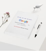 BK Gift Kişiye Özel Google Dünyanın En İyi Öğretmeni Temalı Beyaz Defter Kalem Hediye Seti - 1