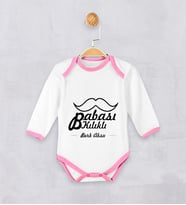 BK Kids Kişiye Özel Babası Kılıklı Kız Bebek Zıbın