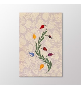 Arty Tablo Laleler Tablo (Karışık)