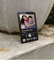 Kişiye Özel Spotify Tasarımlı Anahtarlık